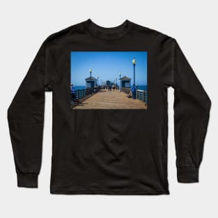 Oceanside California Pier V1 Long Sleeve T-Shirt